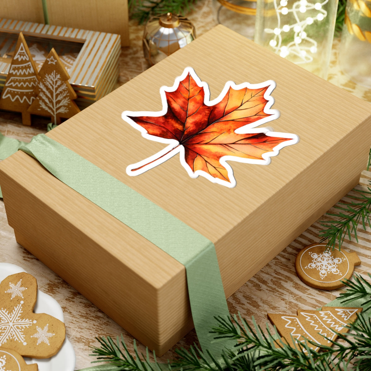 Autumn Leaf Kiss-Cut Stickers