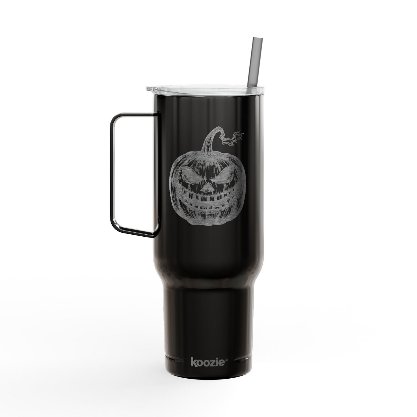 Engraved Pumpkin Halloween Insulated Tumbler, 40oz