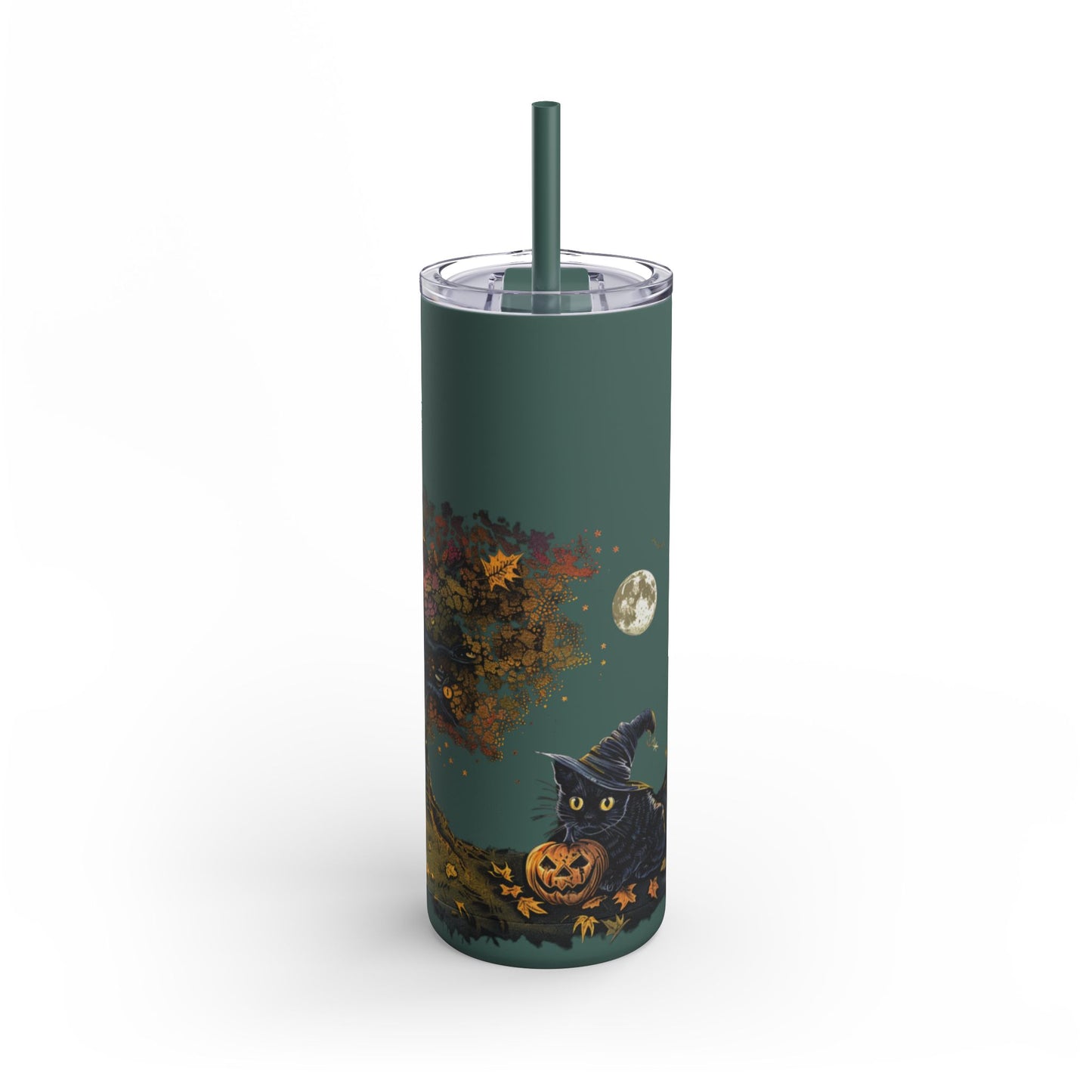 Pumpkin Purrfection Skinny 20 oz Tumbler