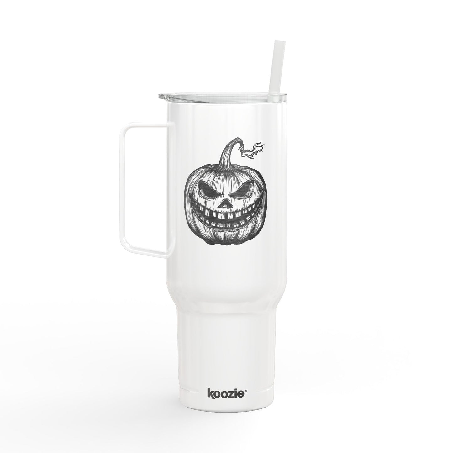 Engraved Pumpkin Halloween Insulated Tumbler, 40oz