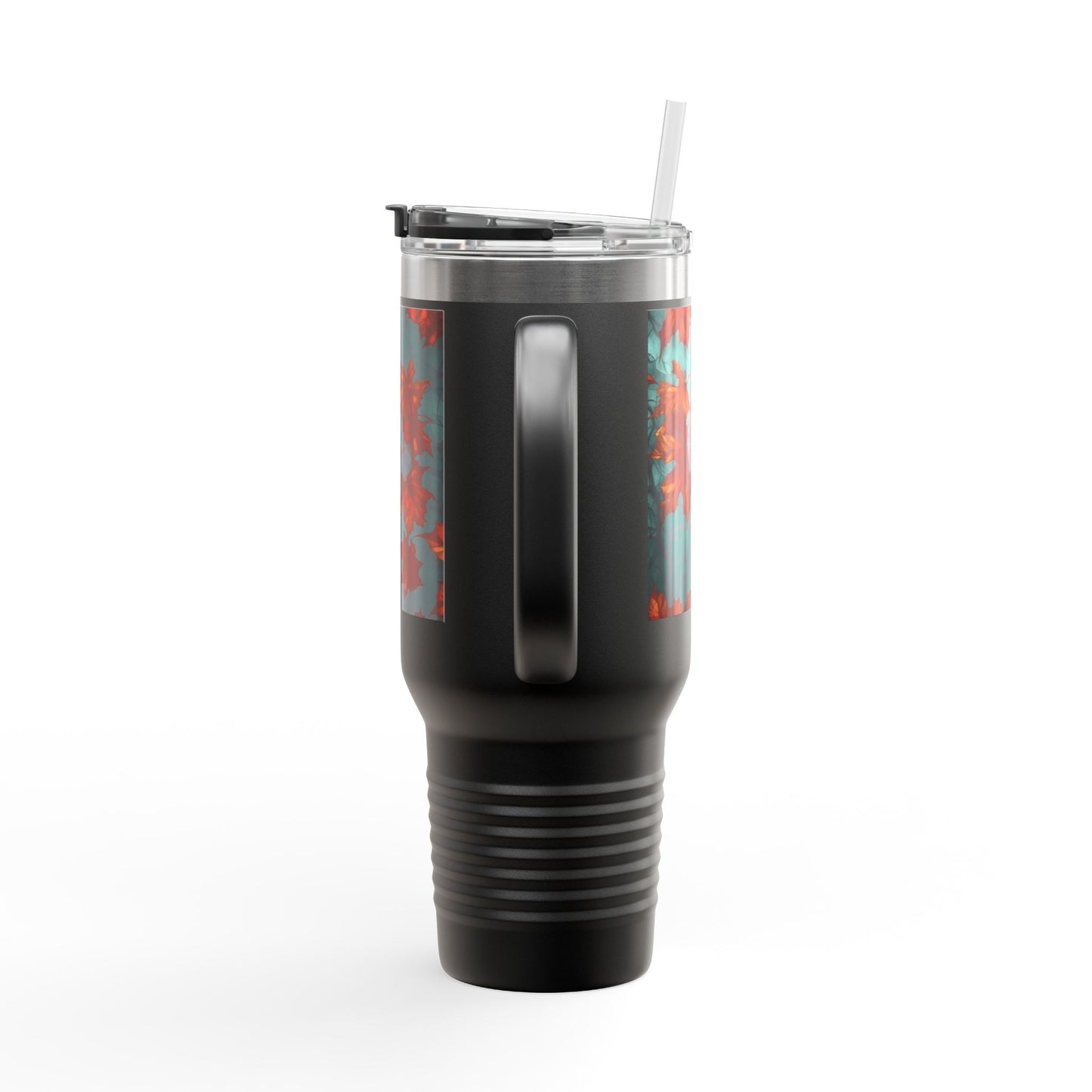 Fall Leaves and Skull 40oz Tumbler