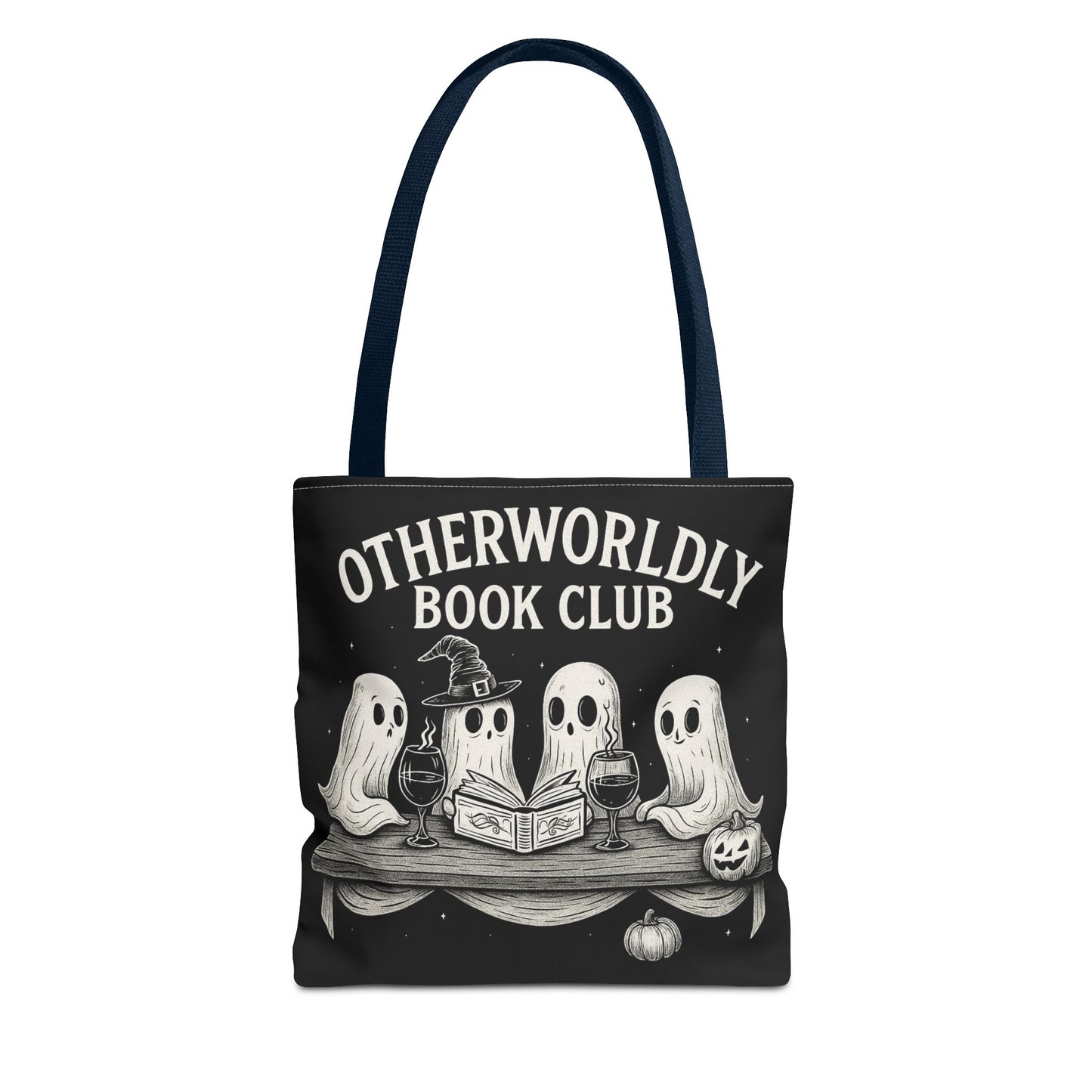 Otherworldly Book Club Tote Bag, Ghostly Gift for Readers, Halloween Accessories, Literary Tote, Spooky Book Lovers