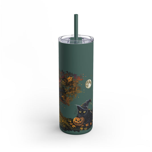 Pumpkin Purrfection Skinny 20 oz Tumbler