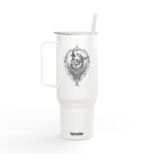 Engraved Wolf 40oz Tumbler